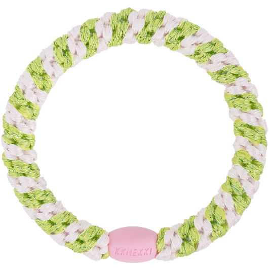 KKNEKKI Ballet Pink Lime Glitter Stripe ✨Pre-order -Envios a partir del 1/09