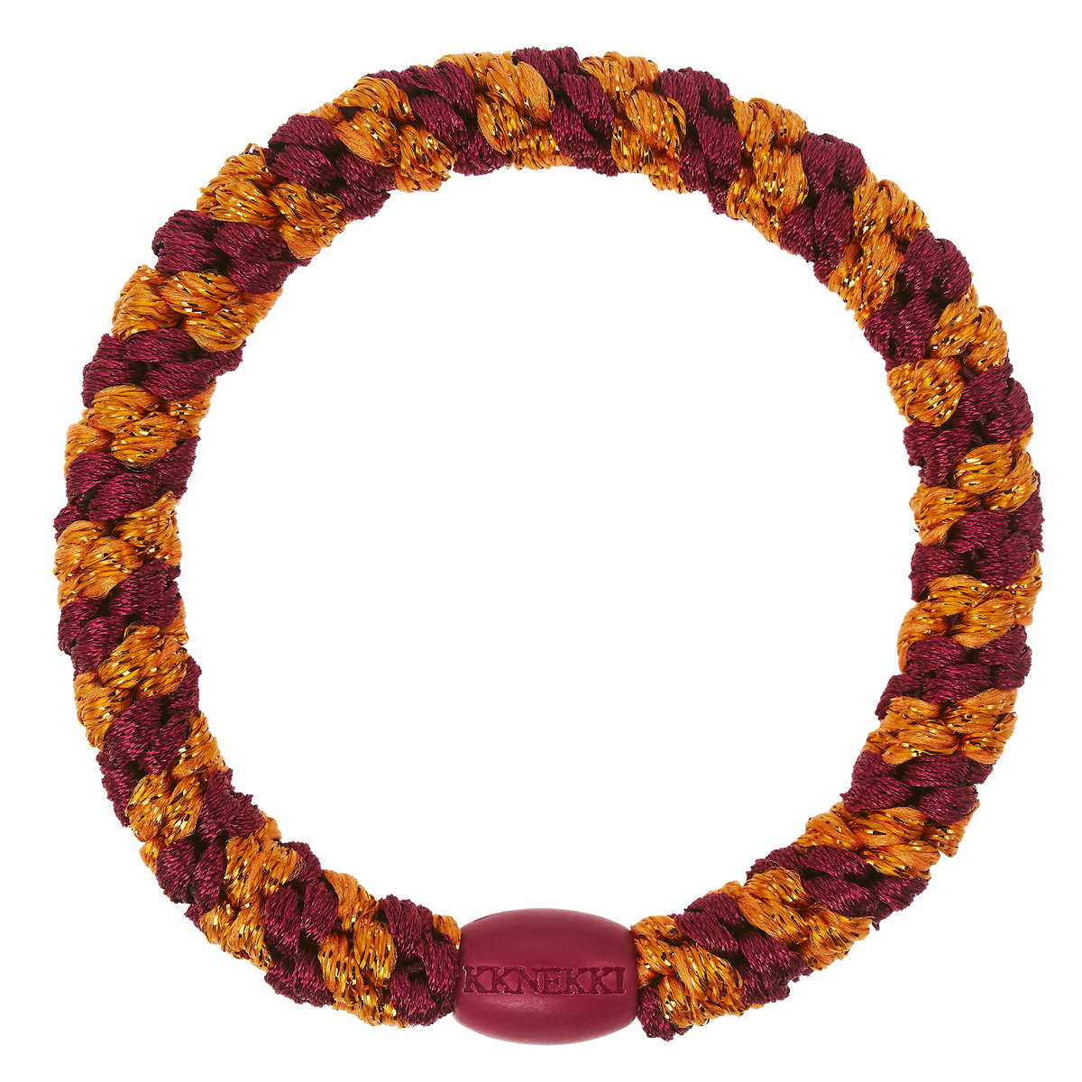 KKNEKKI Bordeaux Orange Glitter Stripe ✨Pre-order -Envios a partir del 25/09
