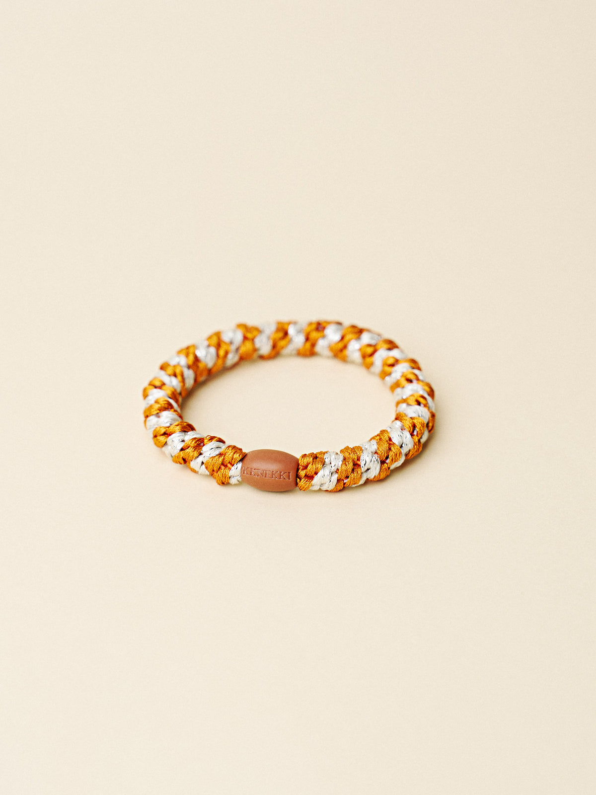 KKNEKKI Burned Terracotta Ivory Glitter Stripe ✨Pre-order -Envios a partir del 25/09