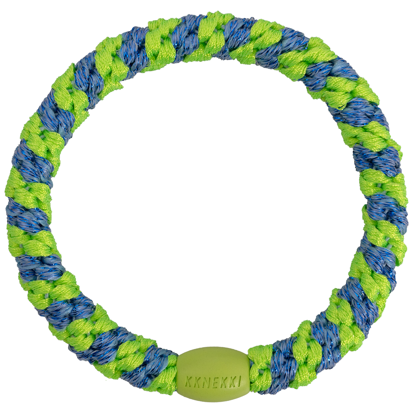 KKNEKKI Stripe lime green ocean glitter - Pre-order ✨ Envío a partir del 4/08